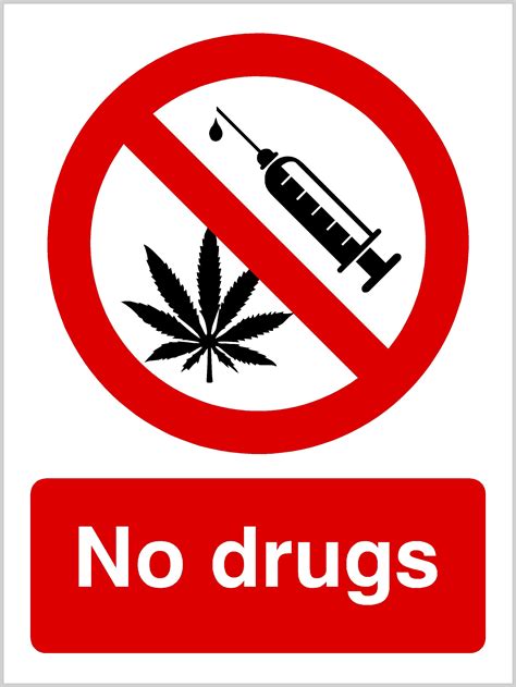 No Drugs Png Transparent Image Download Size 2363x3150px