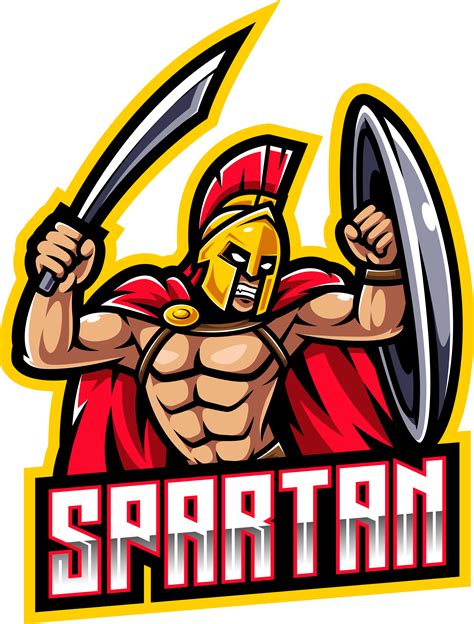 Spartan Esport Mascot Logo Design By Visink Thehungryjpeg