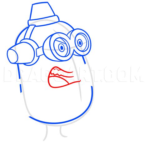 How To Draw Carl The Fireman Minion Coloring Page Trace Drawing