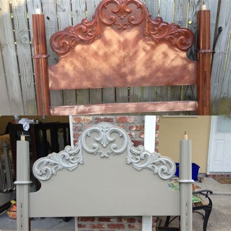 Check out these 21 smart chalk paint furniture ideas. Redid an old bed mom have gave with some chalk paint! | Chalk paint furniture, Old beds, Chalk paint
