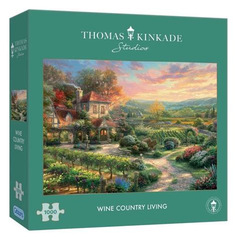 Gibsons Thomas Kinkade Wine Country Living 1000 Piece Puzzle