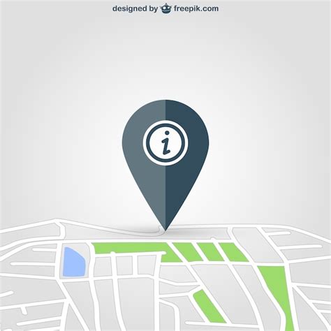 Pin De Localización En Mapa Vector Premium
