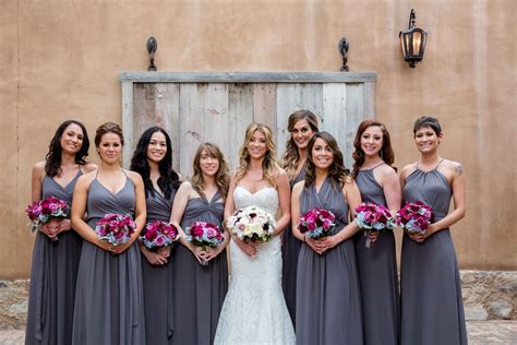mismatched bridesmaid dresses different dresses same color inside weddings