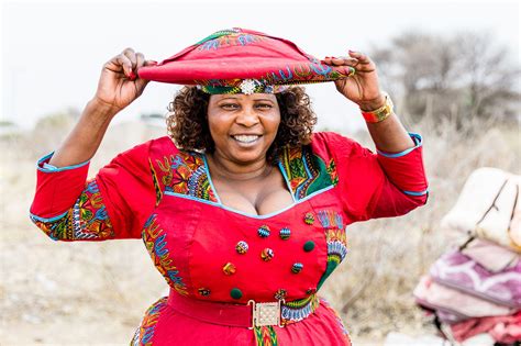 September 2017 This Namibian Woman A Member Of The Herero Tribe Is Dressed In The