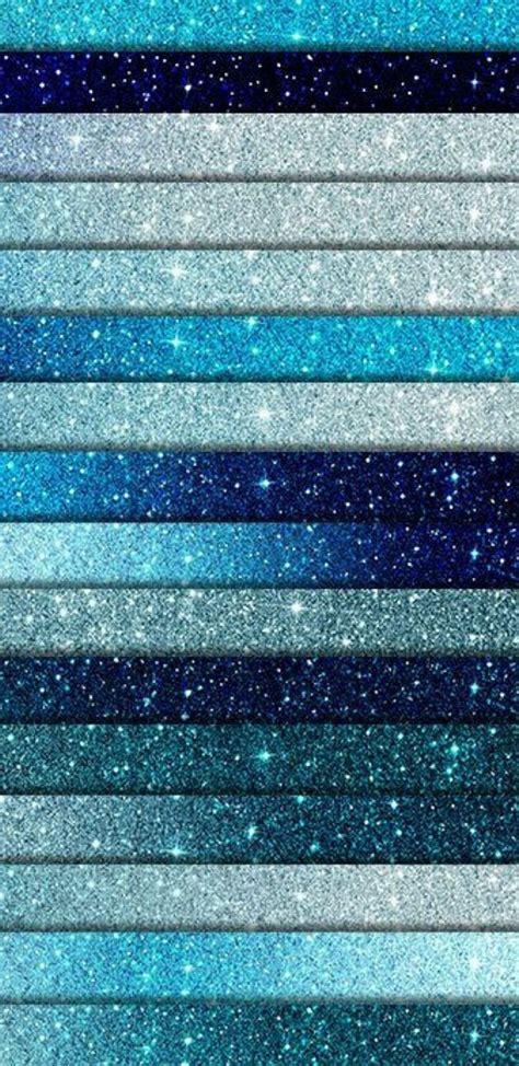 Aesthetic Blue Glitter Wallpapers Wallpaper Cave