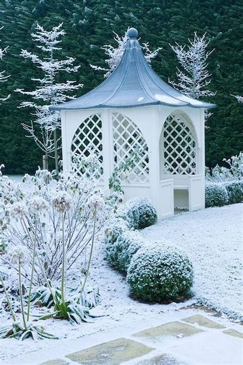 50 Amazing Winter Garden Landscape Garden Structures Outdoor