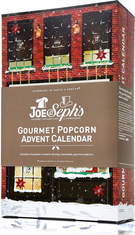 Joe And Sephs Popcorn Advent Calendar 2019 Contains 24 X 7g Bags Of