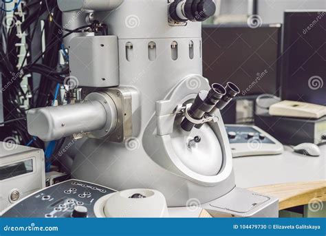 Transmission Electron Microscope In A Scientific Laboratory Stock Photo