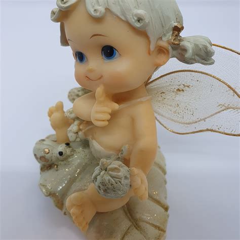 Gorgeous Baby Fairy Figurine Ornament Baby Fairy With Etsy