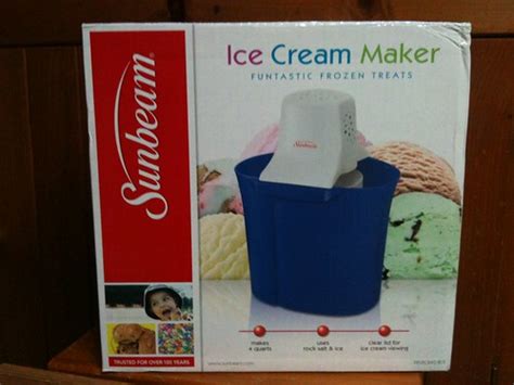 Sunbeam Ice Cream Maker 1500 Qpon Queen Flickr