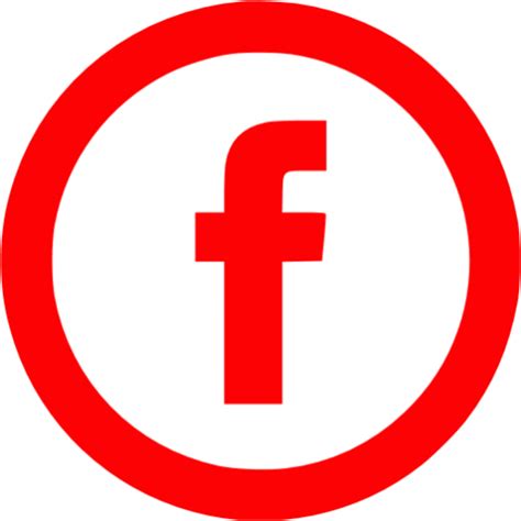 Download High Quality Facebook Icon Transparent Red Transparent Png