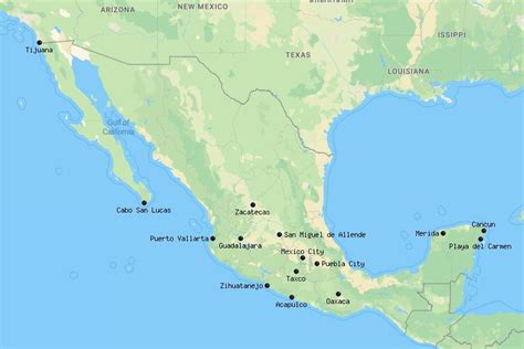15 Best Cities To Visit In Mexico Map Touropia