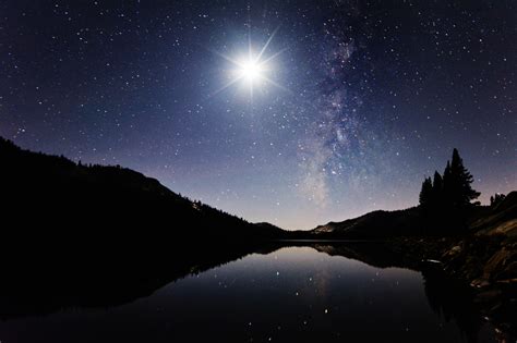 Wallpaper Sky Nature Reflection Night Astronomical Object Water
