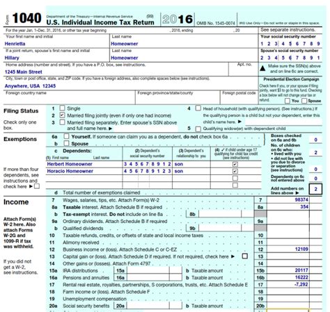 2017 Form 1040 Instructions
