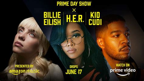 Fecha de primera emisión jun. Amazon Prime Day Show: Billie Eilish, H.E.R, and Kid Cudi ...