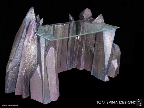 Sci Fi Desk Crystal Themed Custom Furniture Tom Spina Designs