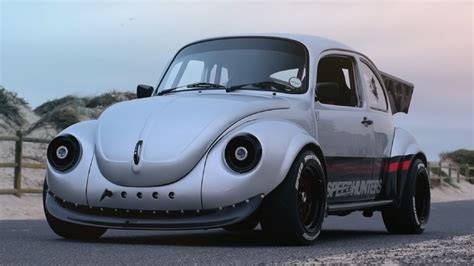 Fall In Love With This Volkswagen Super Beetle With A 377 Hp Subaru Boxer Engine