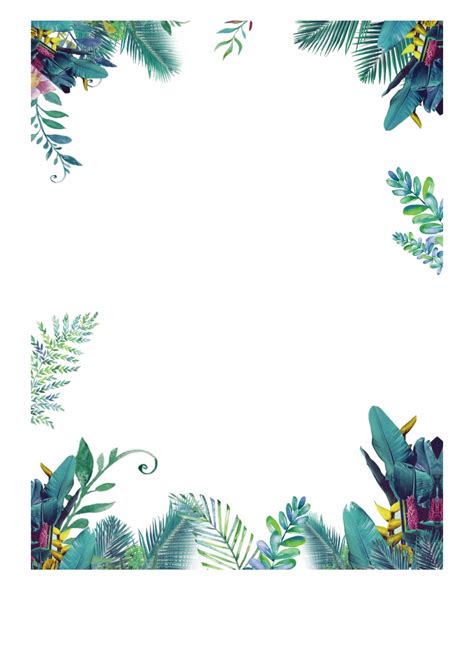 Free Tropical Border Png Download Free Tropical Border Png Png Images Free Cliparts On Clipart