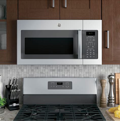 GE 1 7 Cu Ft Over The Range Microwave Stainless Steel