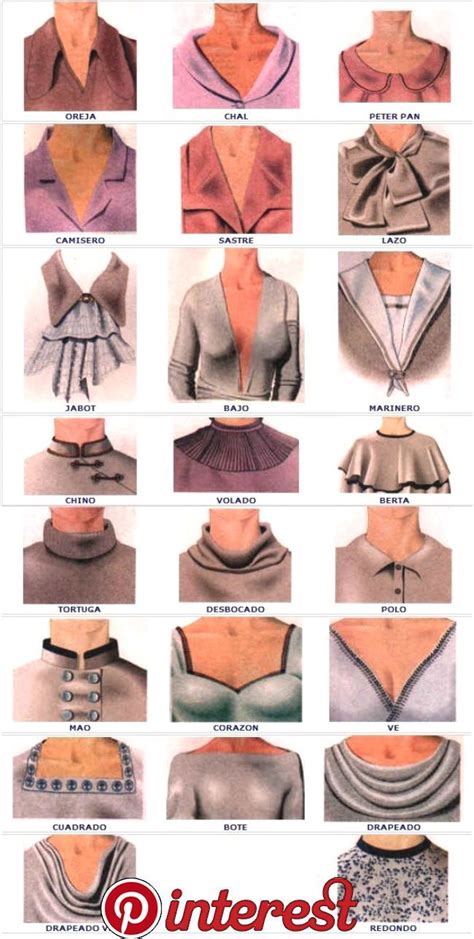 Types Of Necklines And Blouse Collars Ana Jaramillo Ana Blouse