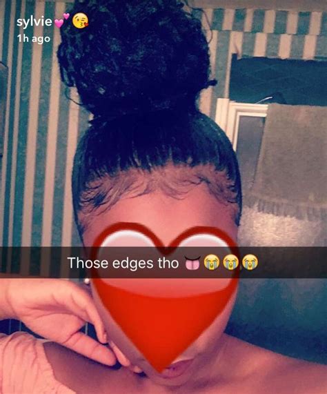 Bun Hairstyle On Black Girl Edge Control Edges Laid