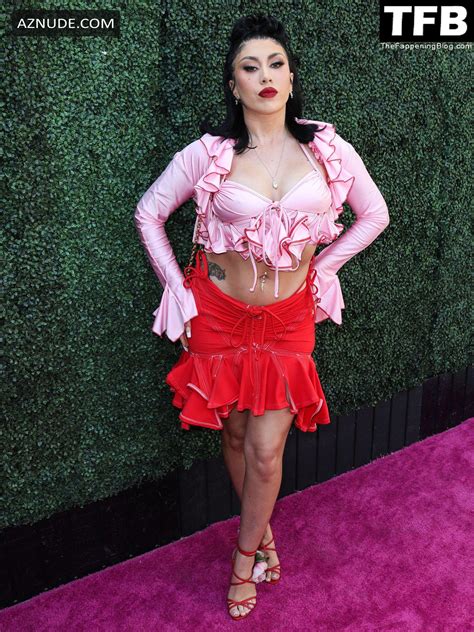 Kali Uchis Flaunts Her Sexy Tits And Legs At The Variety Hitmakers