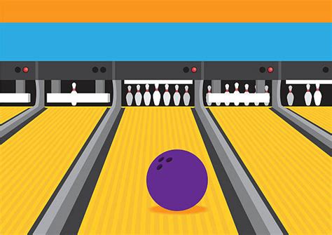 Royalty Free Bowling Alley No People Clip Art Vector
