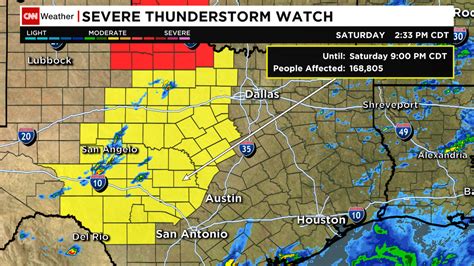 Cnn Weather Center On Twitter Severe Tstorm Watch For Much Of