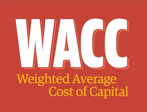 The weighted average cost of capital (wacc) is the rate that a company is expected to pay on average to all its security holders to finance its assets. WACC (Weighted Average Cost of Capital): WACC Formula and ...