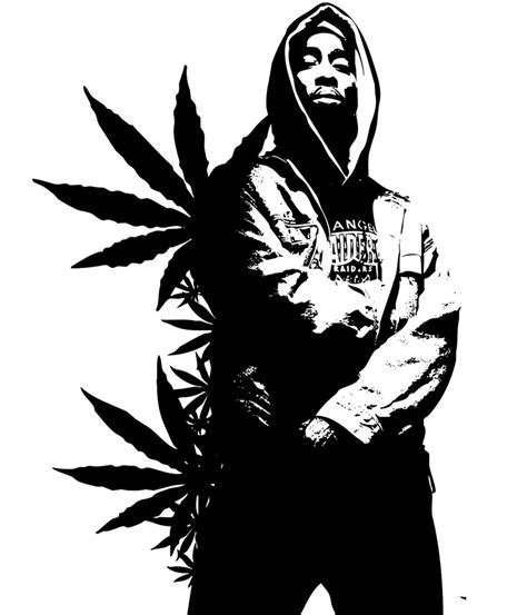 2pac Weed Stencil By Seanjj On Deviantart