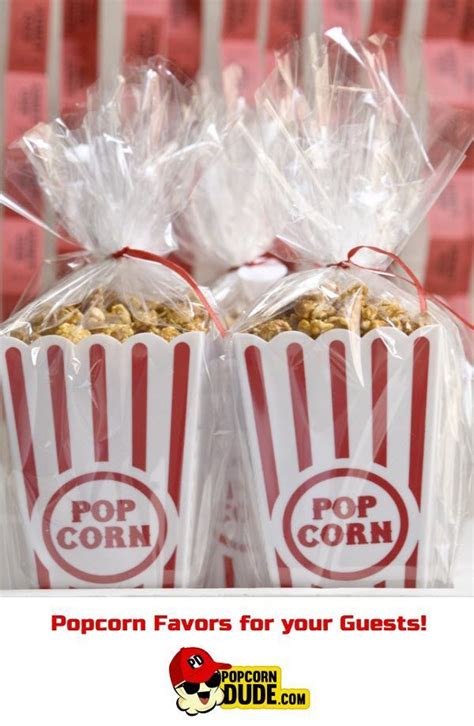 Popcorn Snack Favors For Your Wedding Or Party Guests Saw It On The