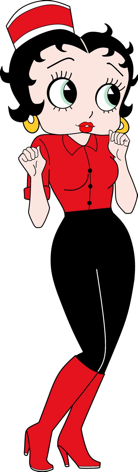 Download Betty Boop Anime Waitress Render Betty Boop Clipart Png