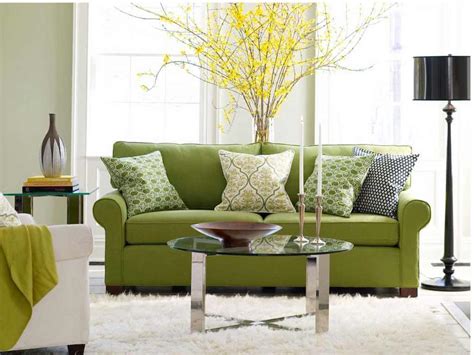 The richness of olive green looks particularly good with softer shades of pink. Lime Green Living Room Design With Fresh Colors ...