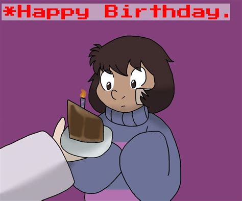 Happy Birthday Frisk Undertale Amino