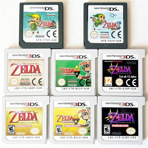Finally Have The Full Set Of Eur Demo Main Zelda Games On Ds3ds Albw Was Very Hard To Find I