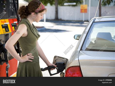 Pumping Gas Image And Photo Free Trial Bigstock