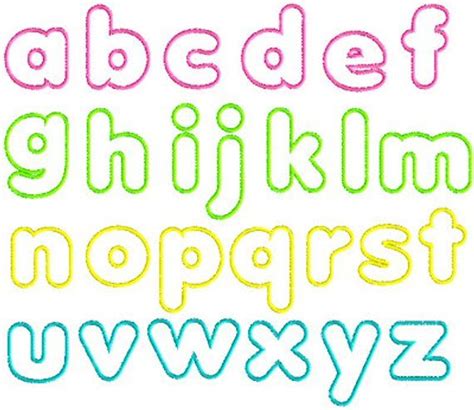 Applique Font Embroidery Font Monogram Applique Machine Etsy