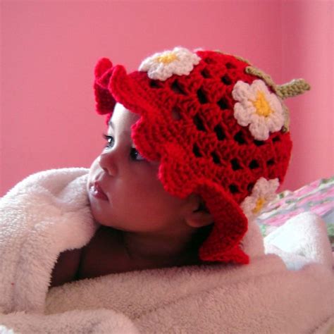 Strawberry Bucket Hat Etsy