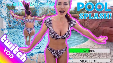 Top Twitch Clips Taylor Jevaux Most Viewed Irl Bikini Pool Part Twitch Hot