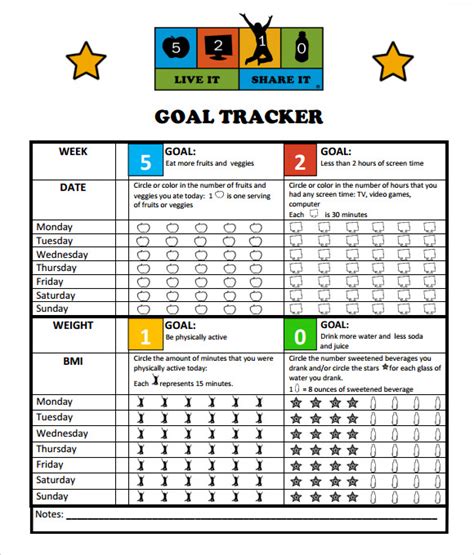 Goal Tracking Template 9 Download Free Documents In Pdf Word Excel