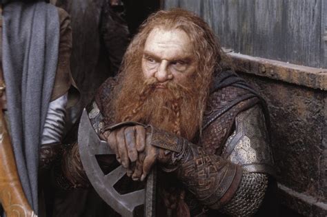 Original Gimli Gör Rösten Till Gimli I The Lord Of The Rings Return To