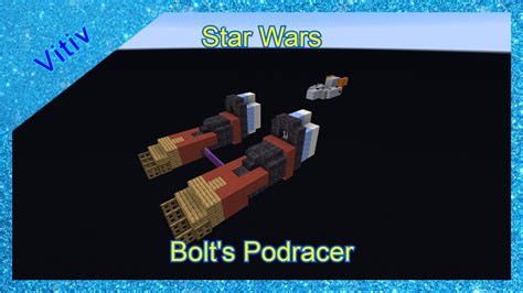 Star Wars Dud Bolts Podracer In Minecraft Tutorial Youtube
