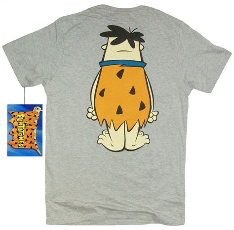 The Flintstones Retro Tv Comic Serie Herren T Shirt Fred Feuerstein
