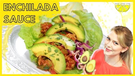 It's such a flavorful recipe! Enchilada Sauce with Turkey Lettuce Cup Tacos! - YouTube