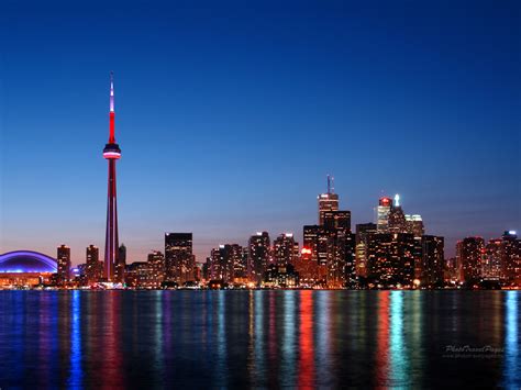 Free Download Hd Wallpapers Toronto Skyline At Night 1600 X 1000 249 Kb