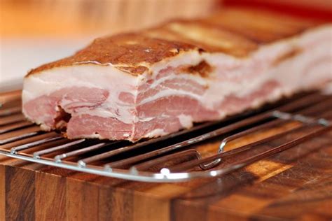 Cook the bacon in a skillet over medium heat until crispy, about 5 minutes. Homemade Bacon | Recipe | Something new, Homemade and Bacon