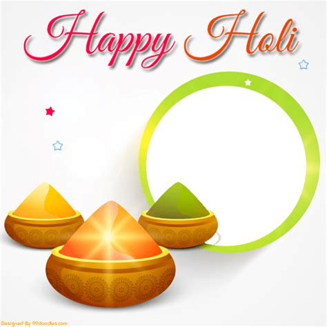 Download Hd Create Happy Holi Festival Special Photo Frames With