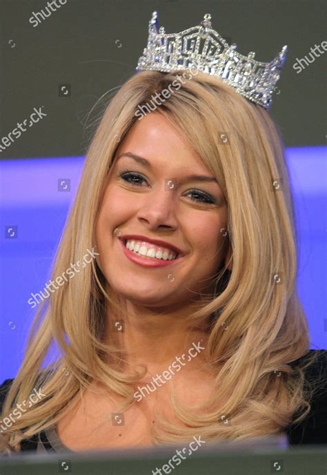 Teresa Scanlan Newly Crowned 2011 Miss Editorial Stock Photo Stock