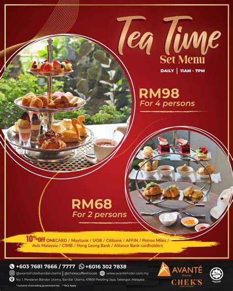 Tea For Two At Cheks Coffee House Avante Hotel