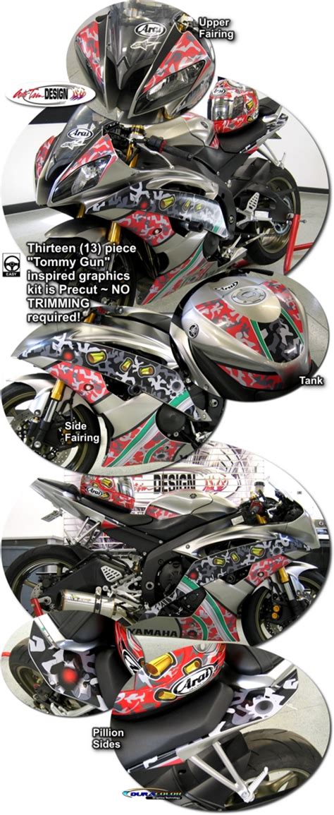 Tommy Gun Graphic Kit 1 For Yamaha Yzf R6